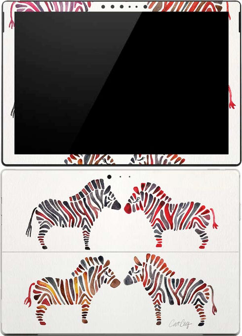 Cat Coq Rainbow Zebras Surface Pro (2017) Skin